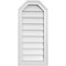 Ekena Millwork Octagonal Top Surface Mount PVC Gable Vent w/ 2"W x 1-1/2"P Brickmould Frame, 14"W x 30"H GVPOT14X3002SN - alternate 1